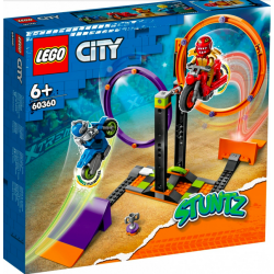 LEGO City 60360 Wyzwanie kaskaderskie - obracające się okręgi